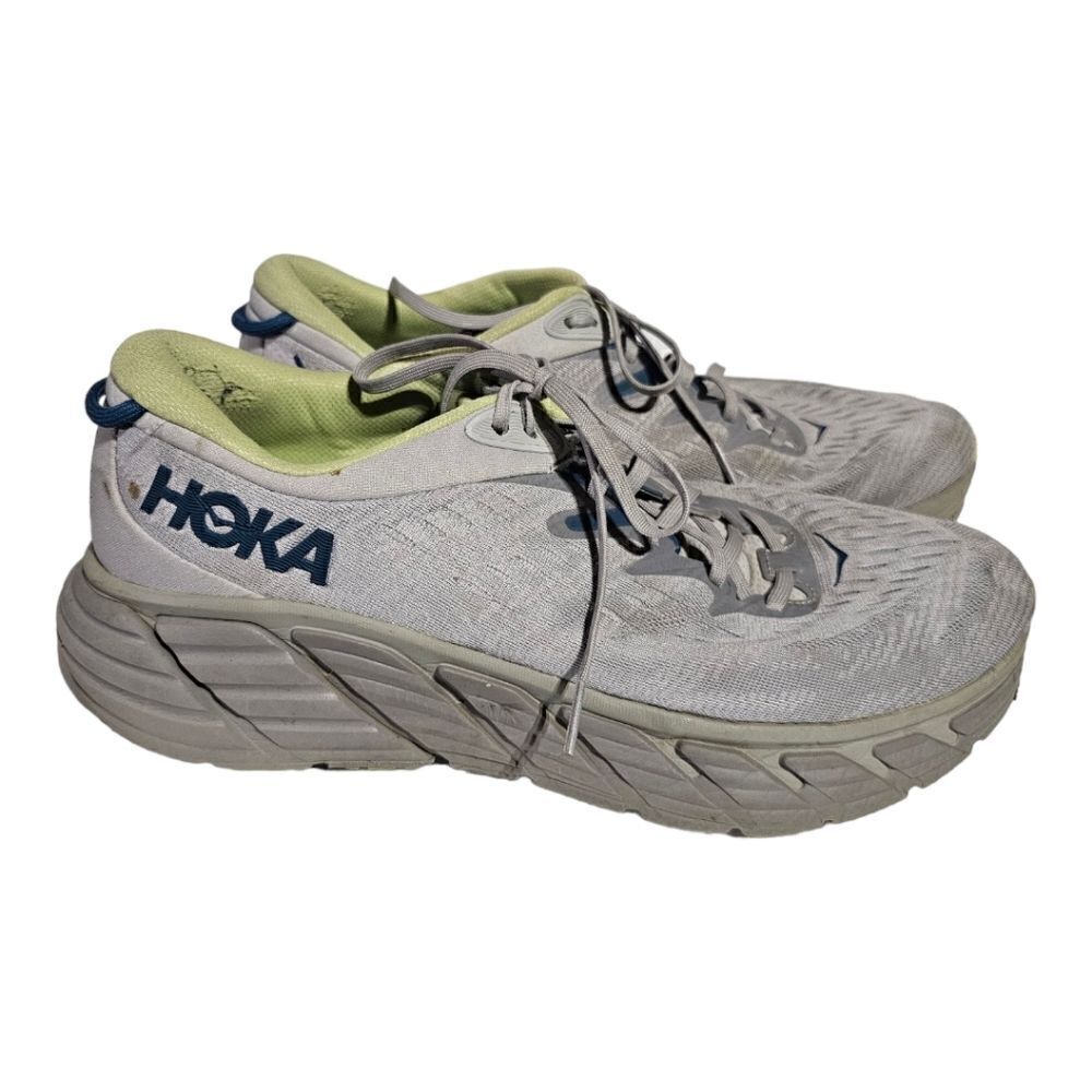 HOKA ONE Gaviota 4 Mens Harbor Mist Running Sneakers - Size 12.5D